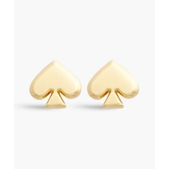 kate spade Everyday Spade Gold Metal Studs - Picture 2 of 4